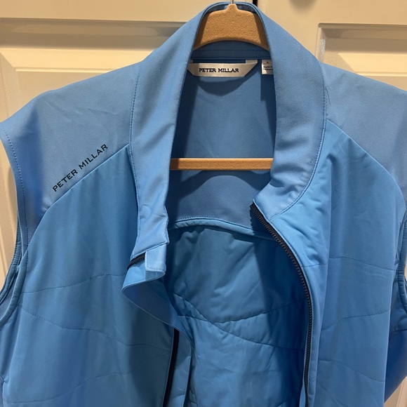 Peter Millar Blue Quilted Golf Vest Size Large - Picture 3 of 7